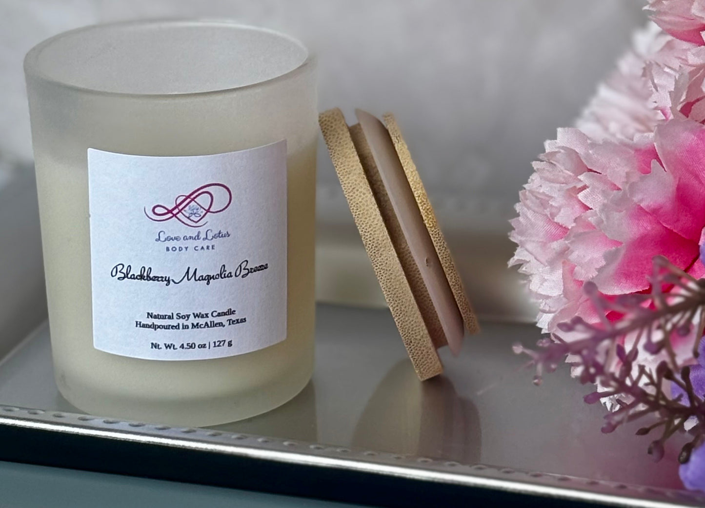 100% Soy Wax Candle-Various Scents