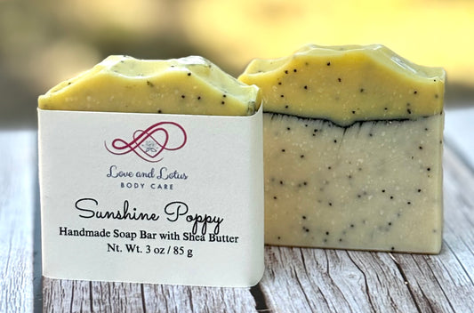 Sunshine Poppyseed - Lemon Verbena Exfoliating Soap