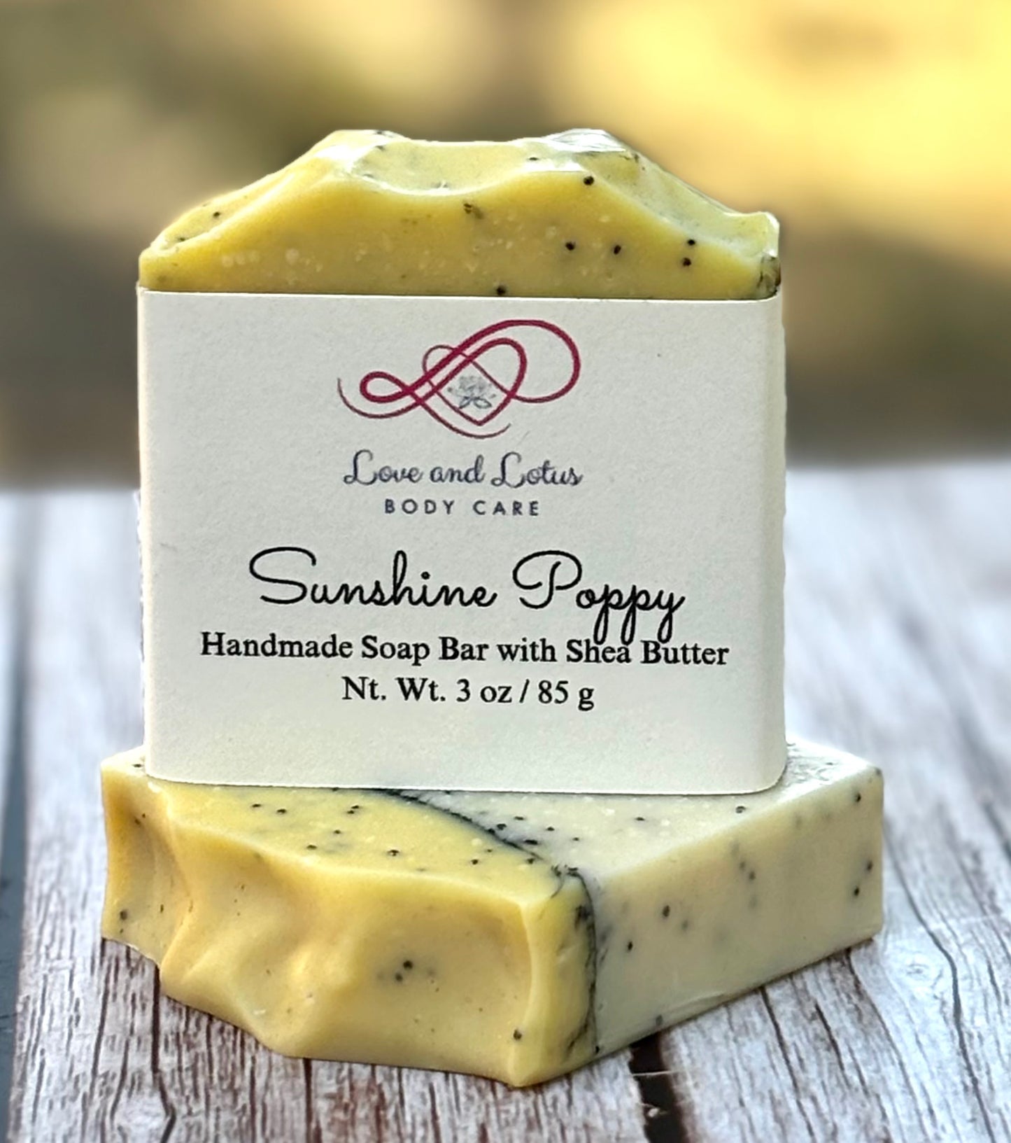 Sunshine Poppyseed - Lemon Verbena Exfoliating Soap