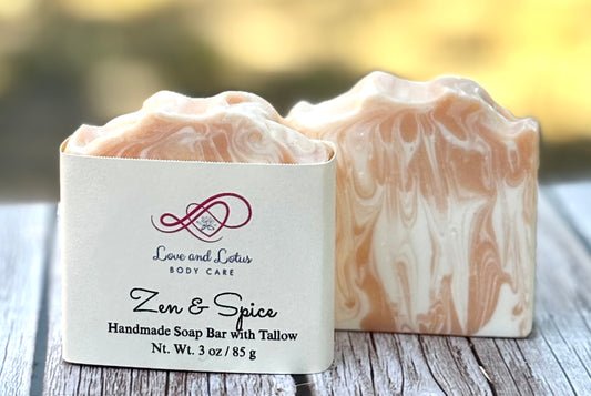 Zen & Spice - Handmade Tallowate Soap