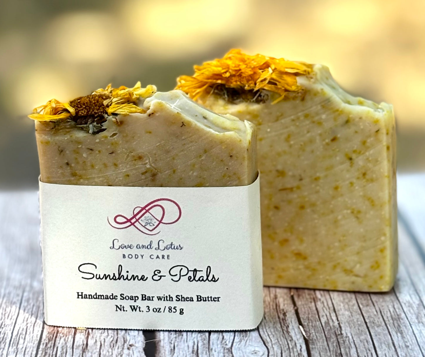 Sunshine and Petals - All Natural Calendula Handmade Soap
