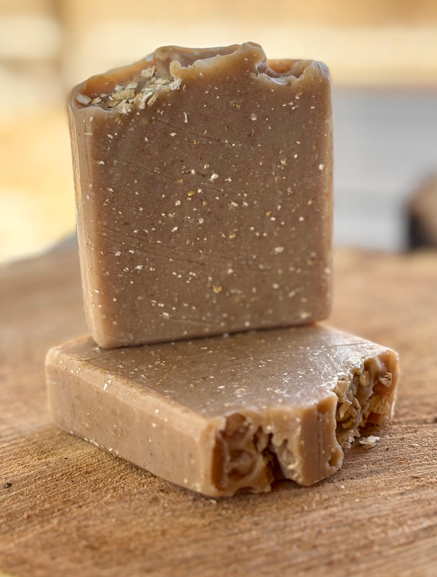 Oatmeal Honey Bliss-Handmade Exfoliating Soap with Shea Butter