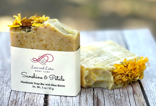 Sunshine and Petals - All  Natural Calendula Handmade Soap