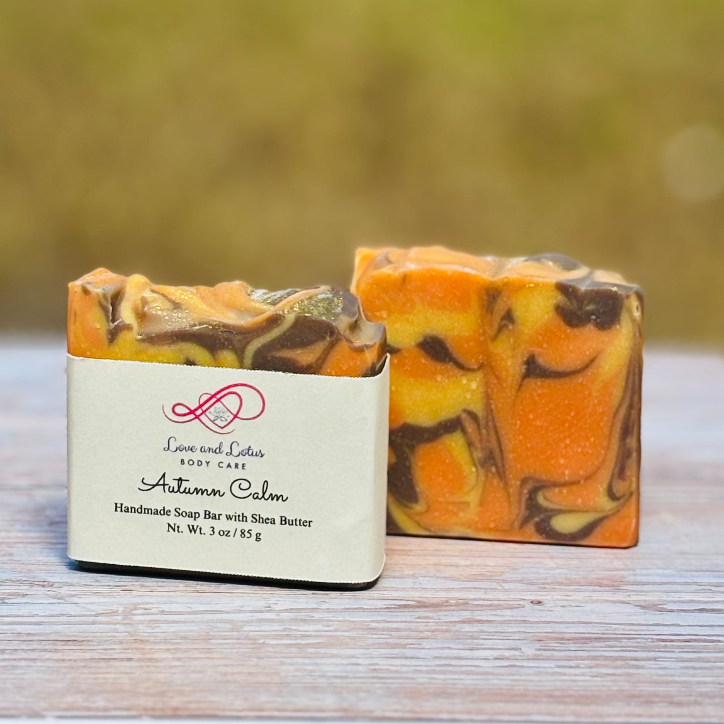 Autumn Calm-Handmade Fall Theme Shea Butter Soap