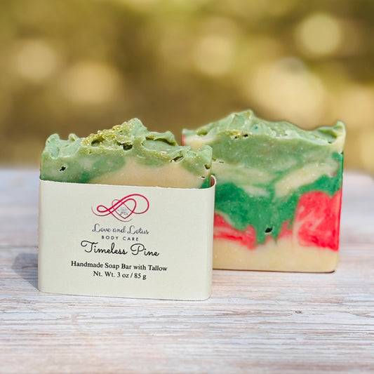 Timeless Pine-Christmas Tree Scented Handmade Soap