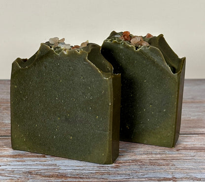 Indigo Luxe - Handmade Indigo Shea Butter Soap Side by side